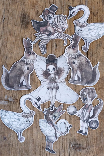 paper friends (My tiny theater) 4